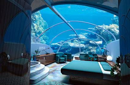 Подводный отель в Дубаях
